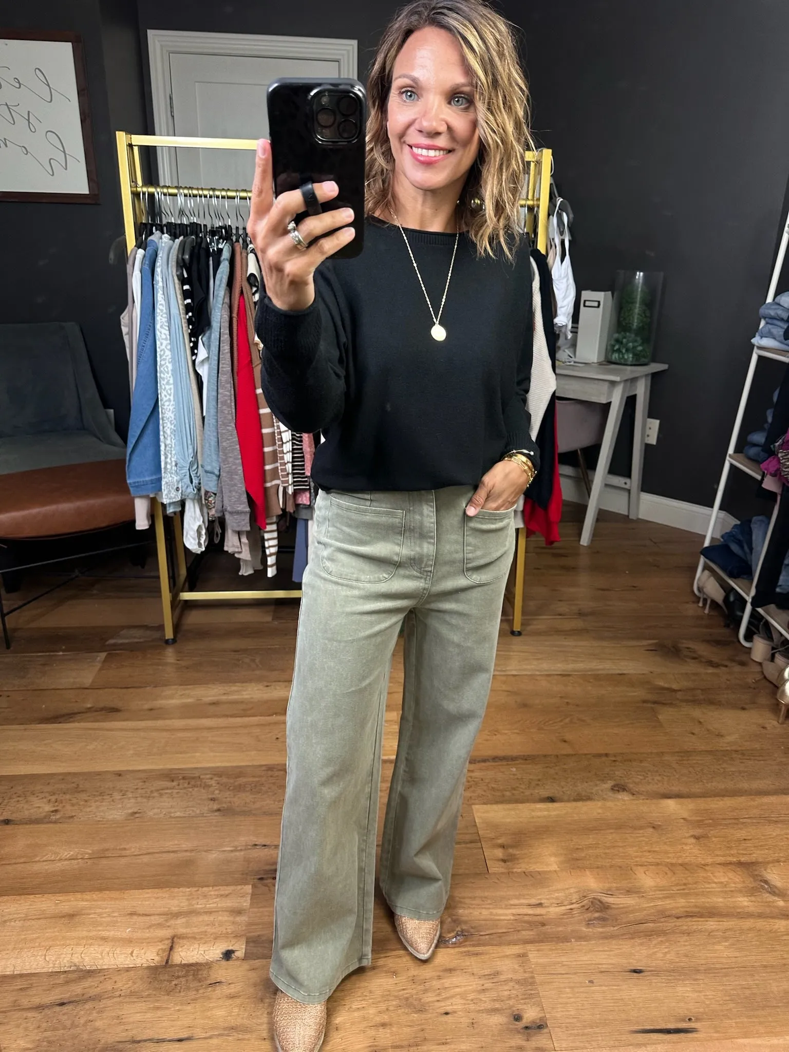 The Nina Vintage Wide-Leg Pant - Multiple Options