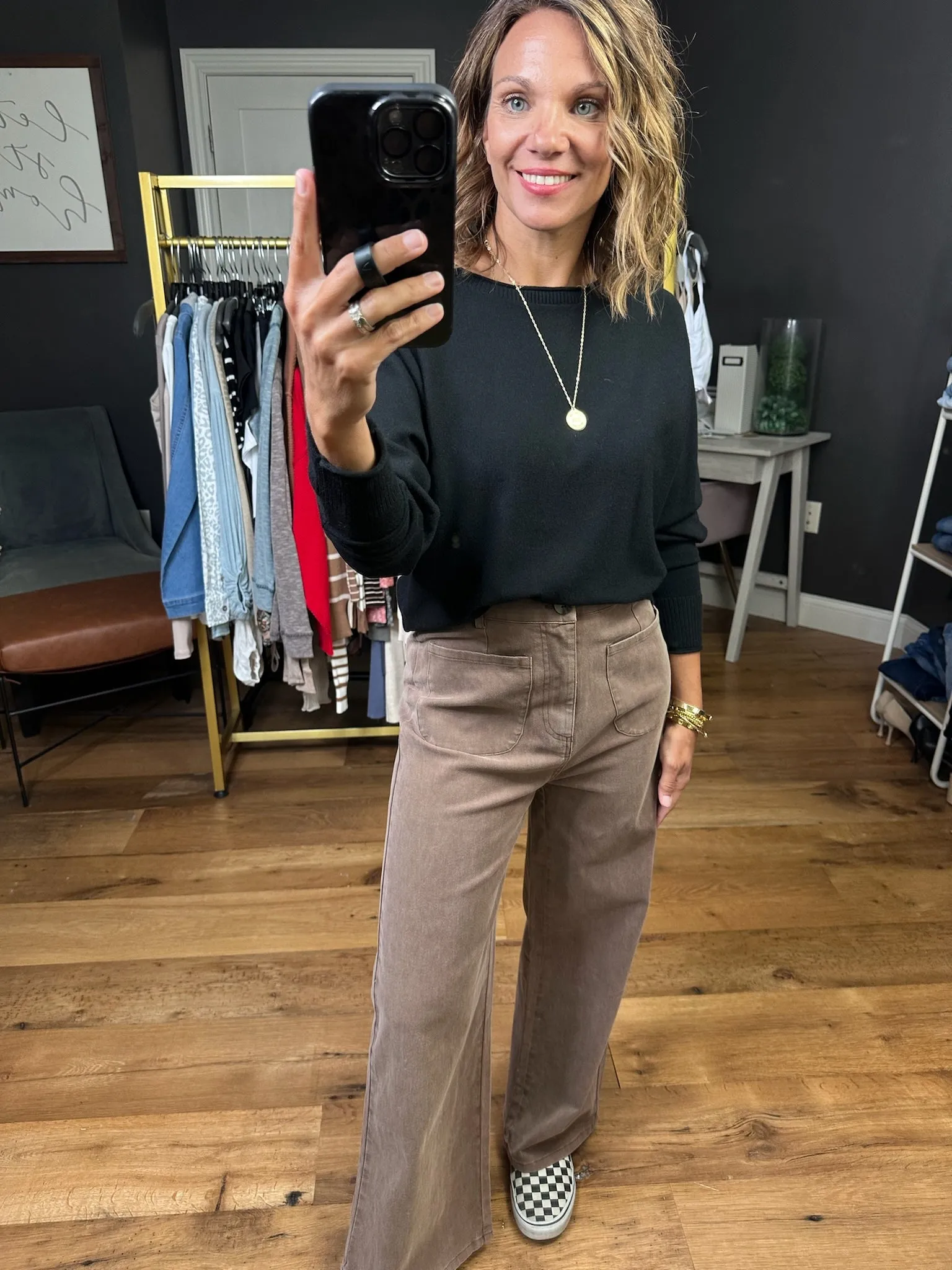 The Nina Vintage Wide-Leg Pant - Multiple Options