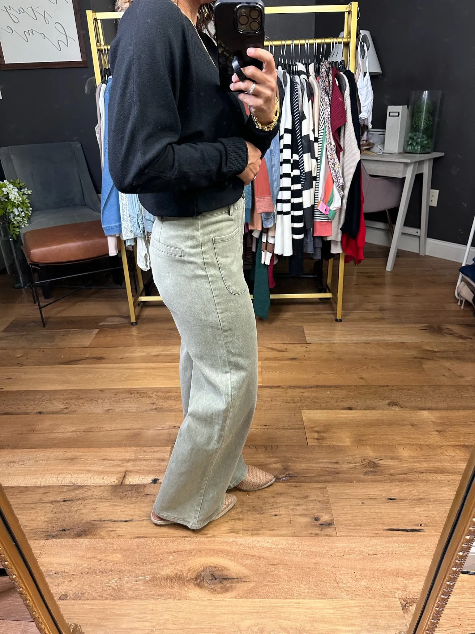 The Nina Vintage Wide-Leg Pant - Multiple Options