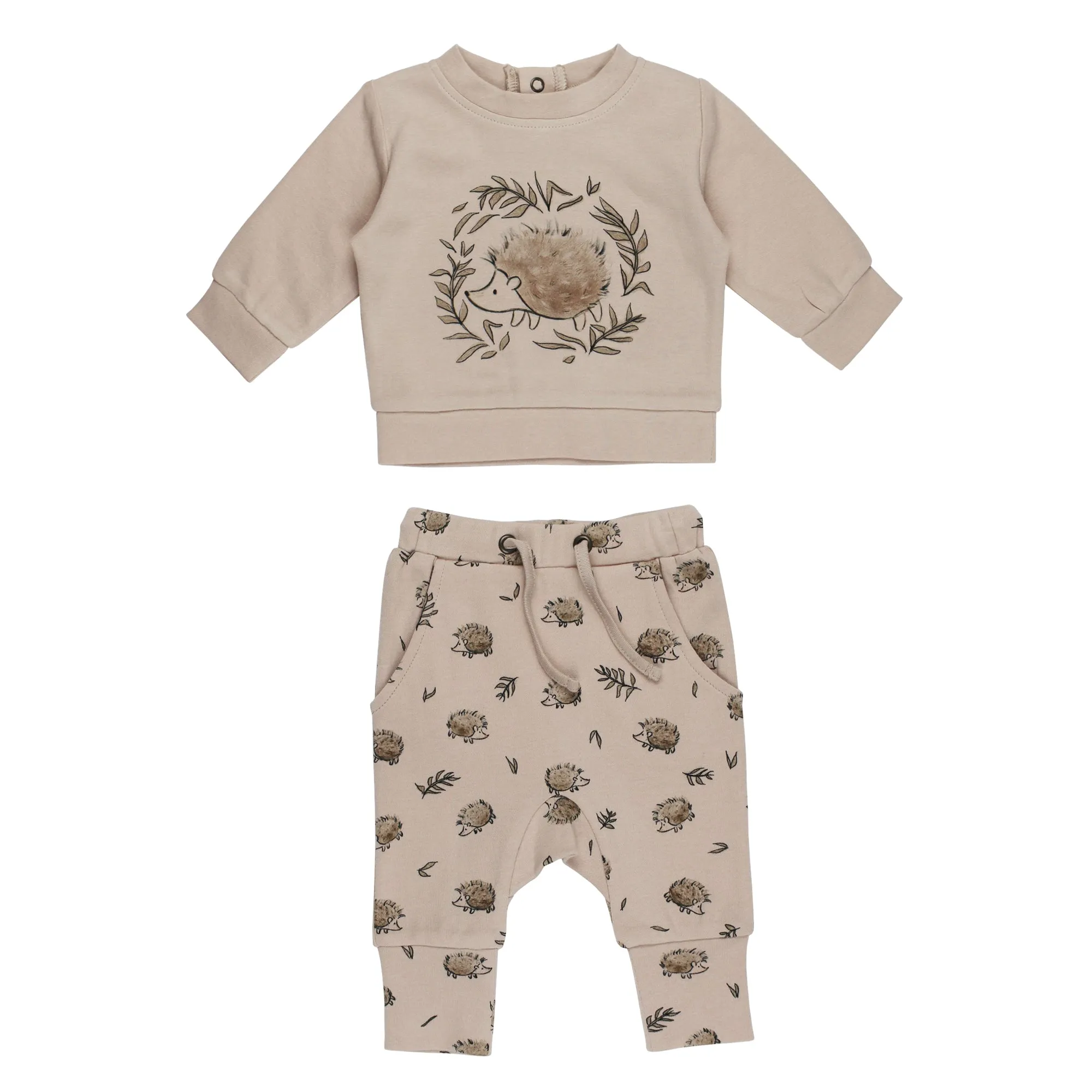 The Woodland Collection Organic Graphic Sweatshirt & Jogger Set