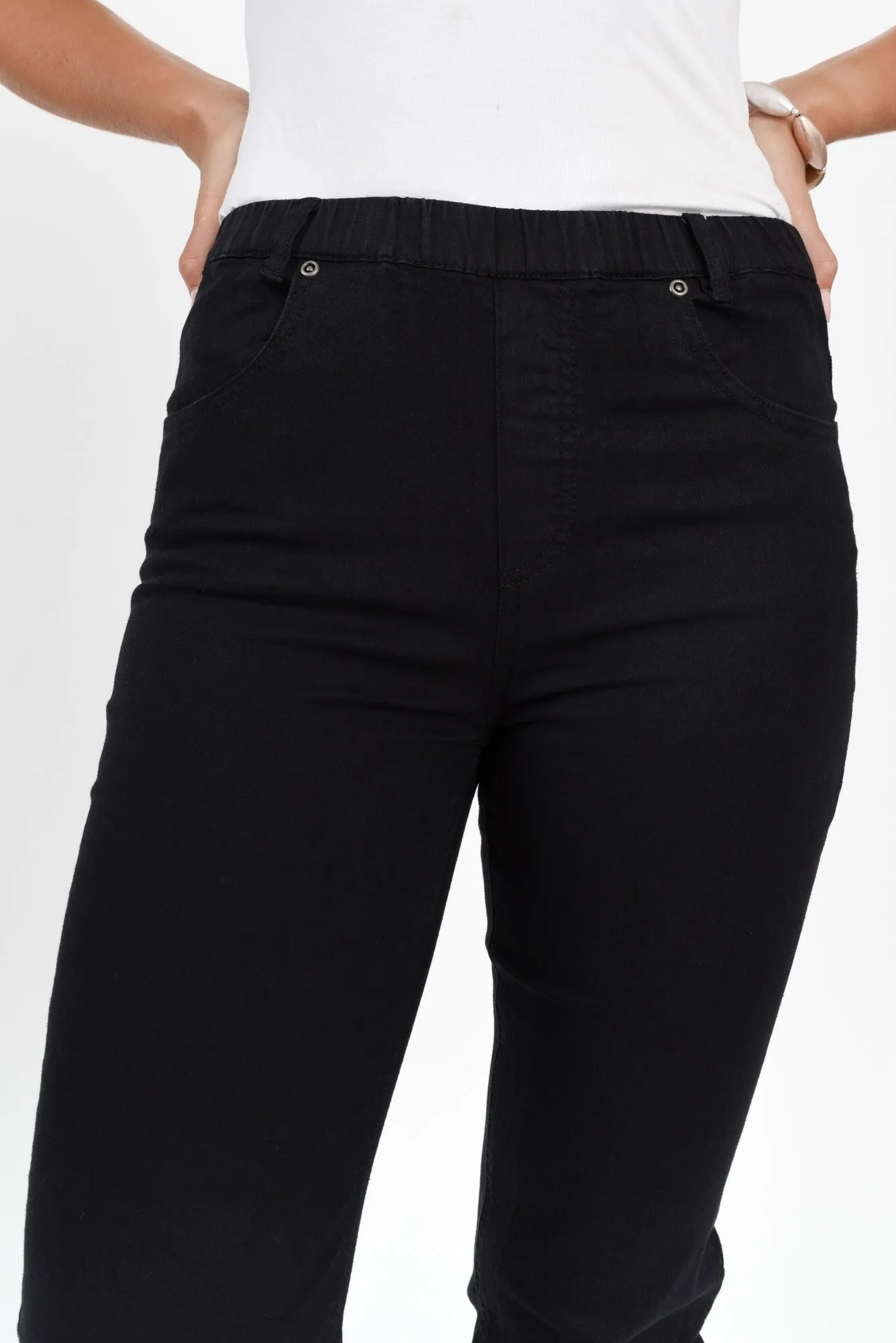 Tilby Black Stretch Jeans