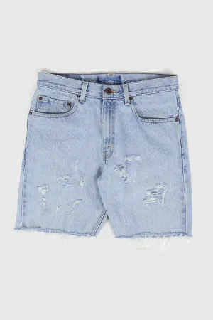 Vintage Distressed Denim Cuttoff Shorts