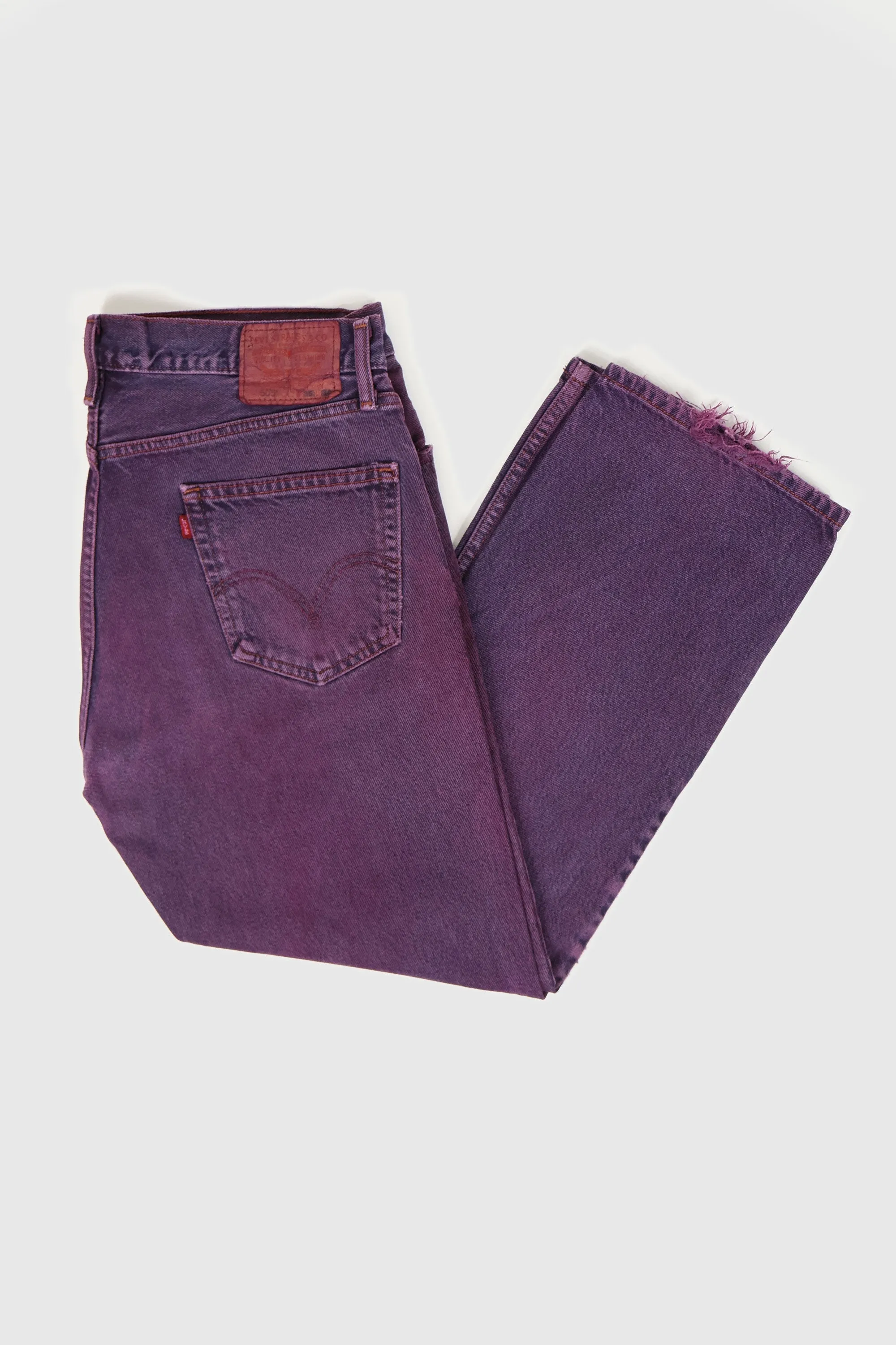 Vintage Levi's Overdyed 505 Relaxed Straight Fit Jeans