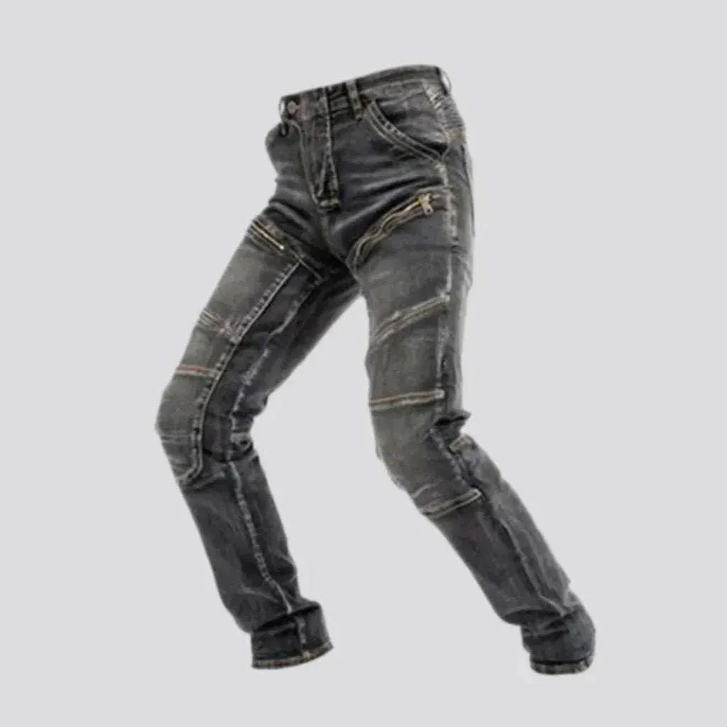 Vintage men's motorcycle jeans