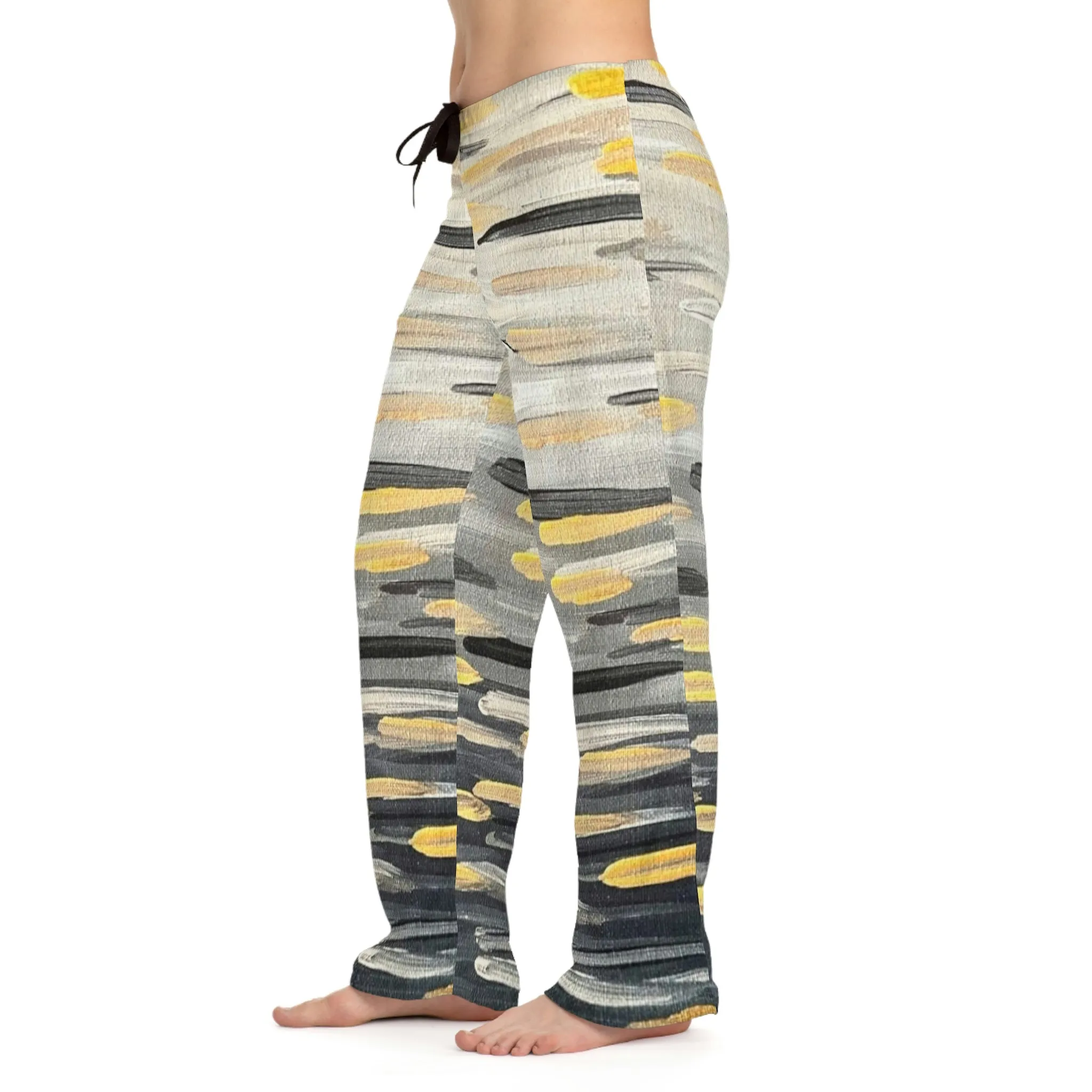 “Zebra Brushstrokes”   Women's Pajama Pants (AOP)