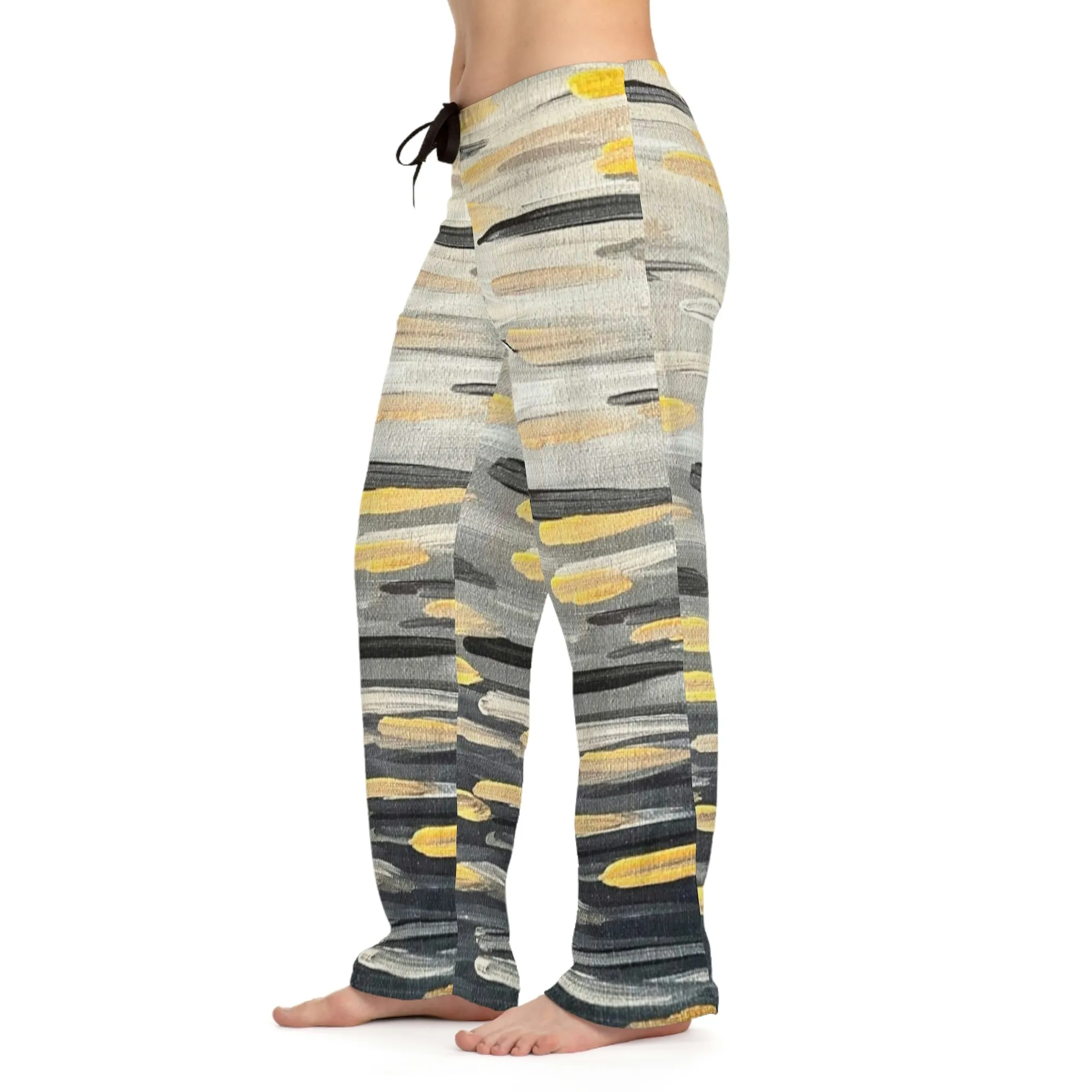 “Zebra Brushstrokes”   Women's Pajama Pants (AOP)